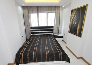 شقة مفروشة - غرفتين وصالة ضمن مجمع حديث -بسعر مناسب - مهموتلار / الانيا 