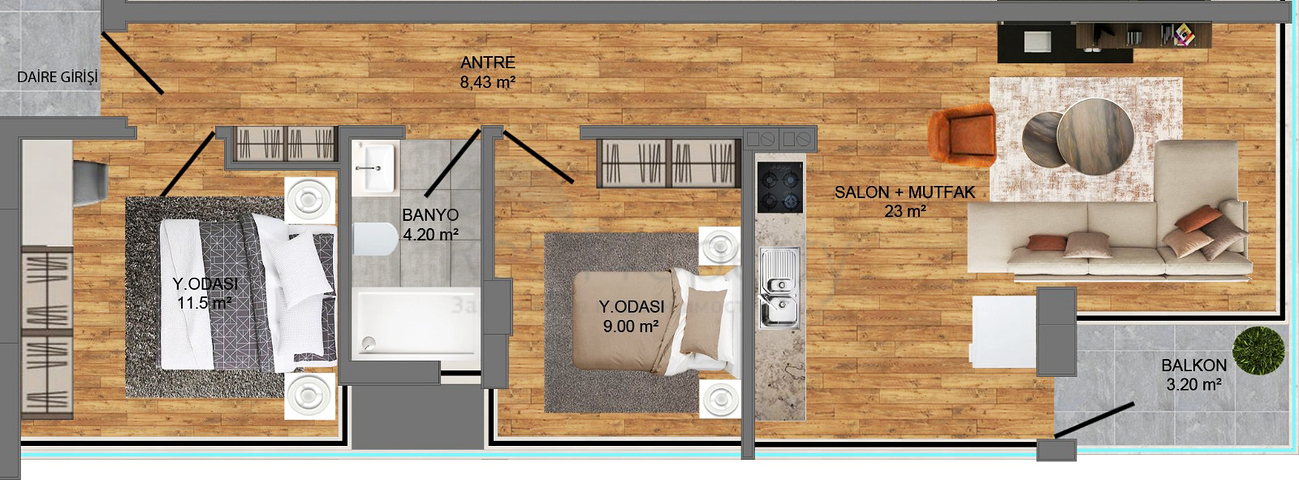 مشروع استثماري في حديقة كاراليوغلو في أنطاليا
