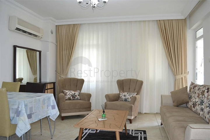 بسعر منافس جدا - شقة مفروشة غرفتين وصالة -قريبة من البحر -مهموتلار / الانيا 