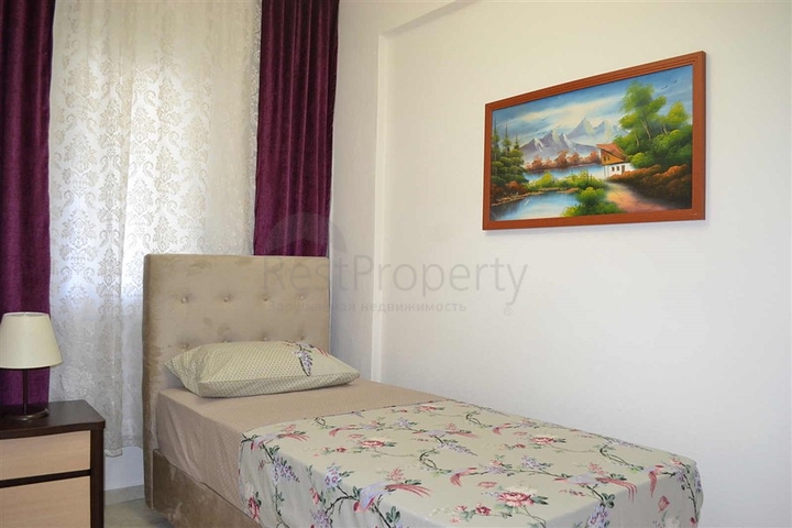 بسعر منافس جدا - شقة مفروشة غرفتين وصالة -قريبة من البحر -مهموتلار / الانيا 