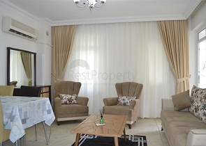 بسعر منافس جدا - شقة مفروشة غرفتين وصالة -قريبة من البحر -مهموتلار / الانيا 