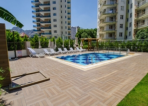 شقق 2 + 1 في مجمع بجوار قناة بواشاي في ليمان كونيالتي