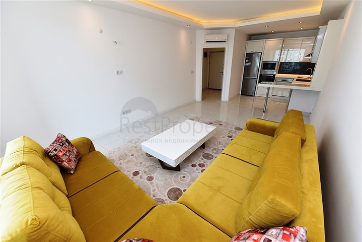 مجمع فاخر - قريب من البحر - غرفة وصالة - مهموتلار / الانيا 