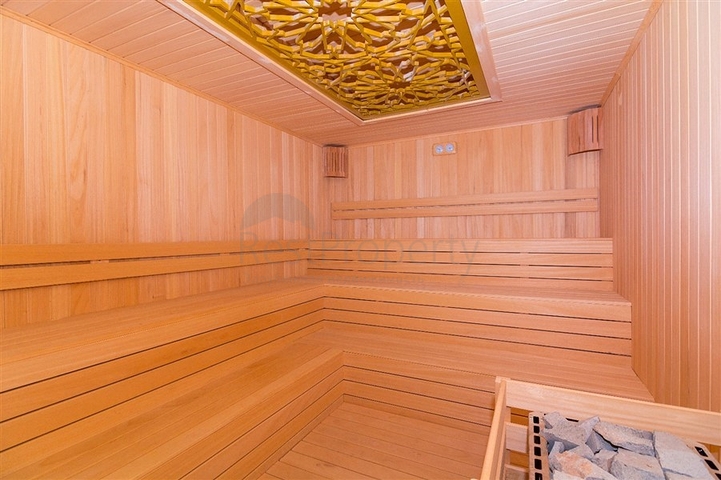 مجمع فاخر - قريب من البحر - غرفة وصالة - مهموتلار / الانيا 