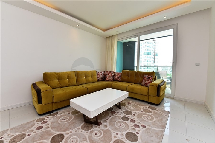 مجمع فاخر - قريب من البحر - غرفة وصالة - مهموتلار / الانيا 