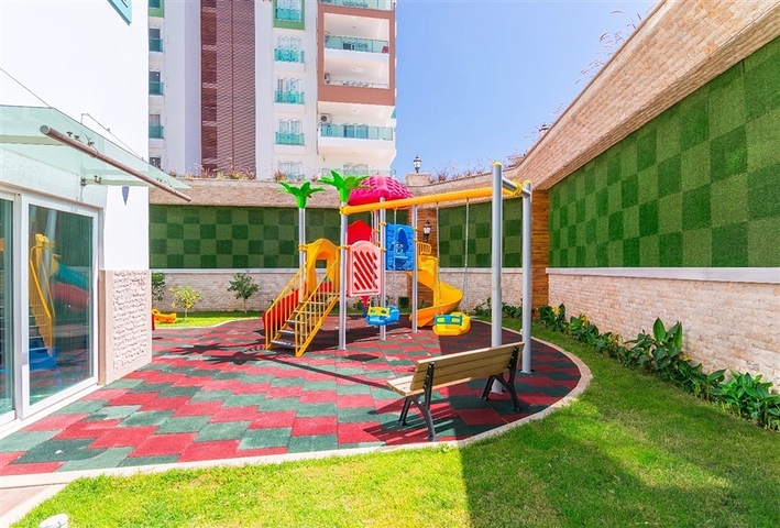 مجمع فاخر - قريب من البحر - غرفة وصالة - مهموتلار / الانيا 