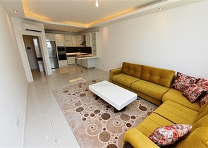 مجمع فاخر - قريب من البحر - غرفة وصالة - مهموتلار / الانيا 