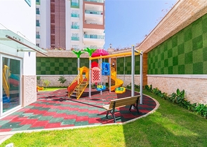 مجمع فاخر - قريب من البحر - غرفة وصالة - مهموتلار / الانيا 