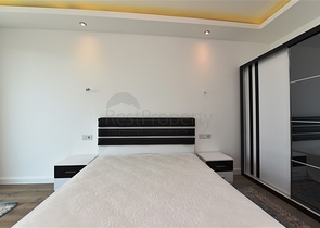 مجمع فاخر - قريب من البحر - غرفة وصالة - مهموتلار / الانيا 