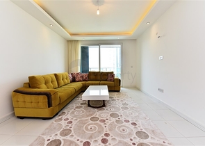 مجمع فاخر - قريب من البحر - غرفة وصالة - مهموتلار / الانيا 