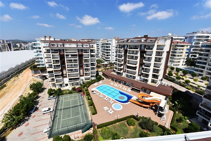 دوبلكس غرفتين وصالة - اطلالة مفتوحة - ضمن مجمع يضم كافة الخدمات - افسلار / الانيا 