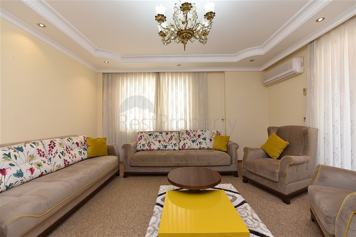 شقة مفروشة - غرفتين وصالة - قريبة من البحر - مهموتلار / الانيا 