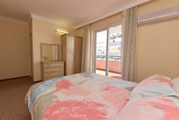 شقة مفروشة - غرفتين وصالة - قريبة من البحر - مهموتلار / الانيا 