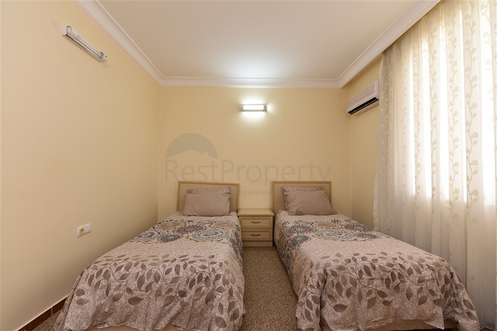 شقة مفروشة - غرفتين وصالة - قريبة من البحر - مهموتلار / الانيا 