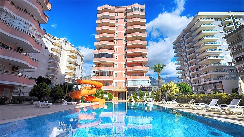 شقة مفروشة - غرفتين وصالة - قريبة من البحر - مهموتلار / الانيا 