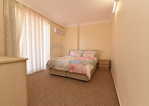 شقة مفروشة - غرفتين وصالة - قريبة من البحر - مهموتلار / الانيا 