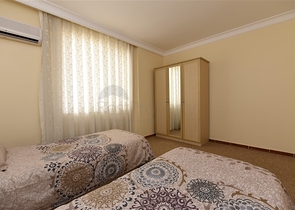 شقة مفروشة - غرفتين وصالة - قريبة من البحر - مهموتلار / الانيا 