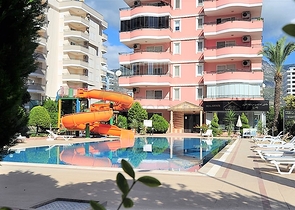 شقة مفروشة - غرفتين وصالة - قريبة من البحر - مهموتلار / الانيا 