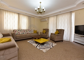 شقة مفروشة - غرفتين وصالة - قريبة من البحر - مهموتلار / الانيا 