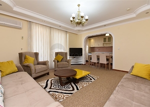 شقة مفروشة - غرفتين وصالة - قريبة من البحر - مهموتلار / الانيا 