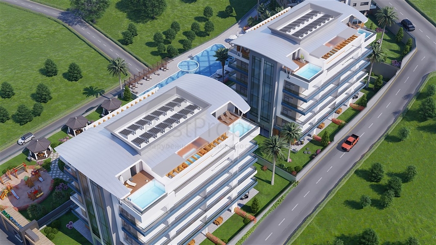 فرصتك في تملك منزل الاحلام - باطلالة بحرية - مجمع قيد الانشاء -بالاقساط / كارجي جاك / الانيا 