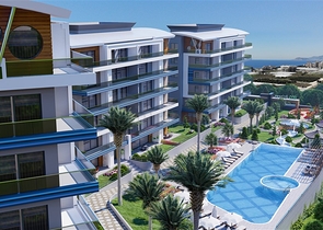 فرصتك في تملك منزل الاحلام - باطلالة بحرية - مجمع قيد الانشاء -بالاقساط / كارجي جاك / الانيا 