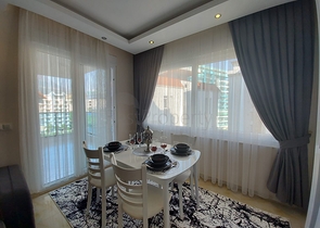 بسعر مغري - شقة مفروشة قريبة من البحر -2 غرفة وصالة - مهموتلار / الانيا 