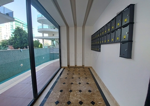 بسعر مغري - شقة مفروشة قريبة من البحر -2 غرفة وصالة - مهموتلار / الانيا 