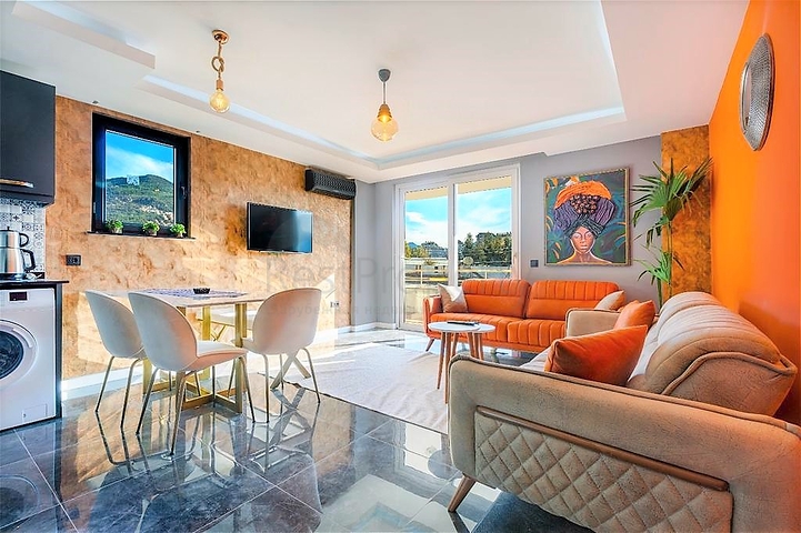 تصميم داخلي انيق - موقع استراتيجي مميز - شقة مؤثثة 1+1 - في مركز الانيا 