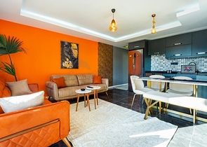 تصميم داخلي انيق - موقع استراتيجي مميز - شقة مؤثثة 1+1 - في مركز الانيا 