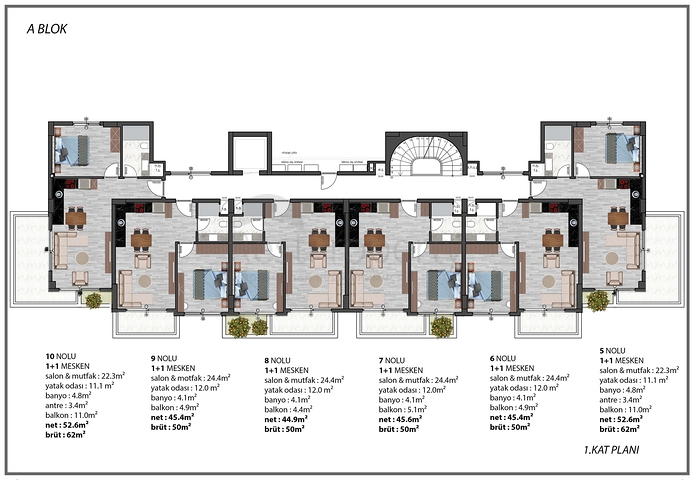 استثمر في المكان الانسب - مجمع سكني قيد الانشاء - تسهيلات بالسداد - في منطقة اوبا / الانيا 
