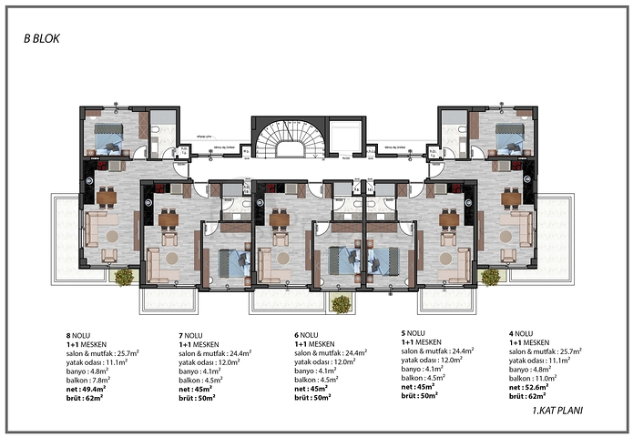 استثمر في المكان الانسب - مجمع سكني قيد الانشاء - تسهيلات بالسداد - في منطقة اوبا / الانيا 