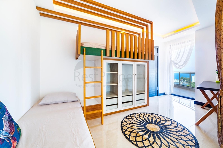 اطلالة بحر - شقة مفروشة  ضمن مجمع فاخر - في كارجي جاك / الانيا 