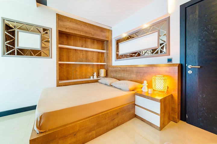 اطلالة بحر - شقة مفروشة  ضمن مجمع فاخر - في كارجي جاك / الانيا 