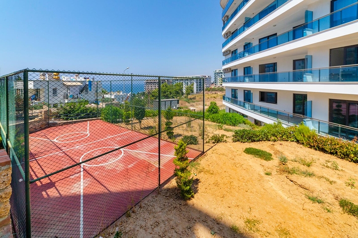 اطلالة بحر - شقة مفروشة  ضمن مجمع فاخر - في كارجي جاك / الانيا 