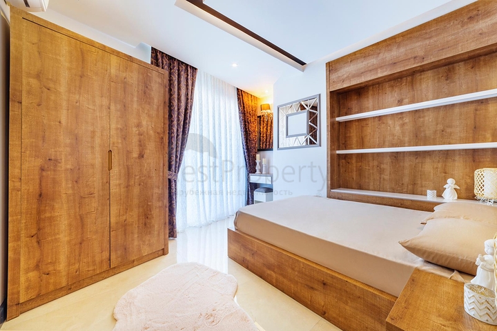 اطلالة بحر - شقة مفروشة  ضمن مجمع فاخر - في كارجي جاك / الانيا 