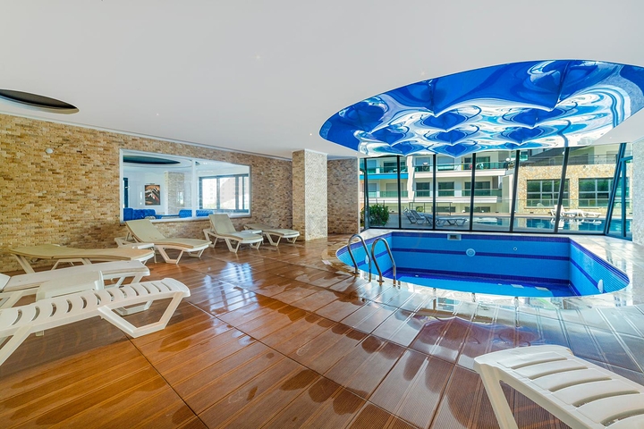 اطلالة بحر - شقة مفروشة  ضمن مجمع فاخر - في كارجي جاك / الانيا 