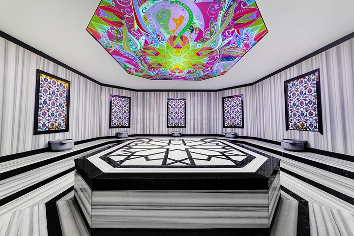 اطلالة بحر - شقة مفروشة  ضمن مجمع فاخر - في كارجي جاك / الانيا 