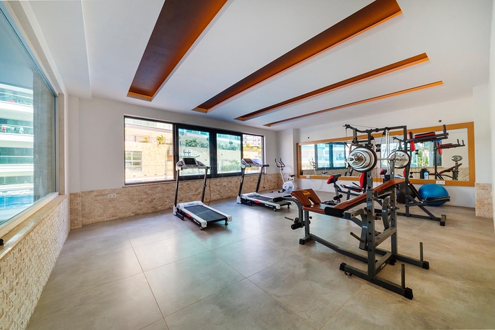 اطلالة بحر - شقة مفروشة  ضمن مجمع فاخر - في كارجي جاك / الانيا 