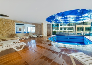 اطلالة بحر - شقة مفروشة  ضمن مجمع فاخر - في كارجي جاك / الانيا 