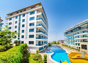 اطلالة بحر - شقة مفروشة  ضمن مجمع فاخر - في كارجي جاك / الانيا 