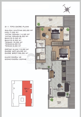 مجمع قيد الإنشاء -  تسهيلات بالدفعات في منطقة اوبا المركزية - ألانيا 