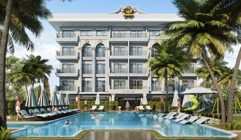 مجمع قيد الإنشاء -  تسهيلات بالدفعات في منطقة اوبا المركزية - ألانيا 