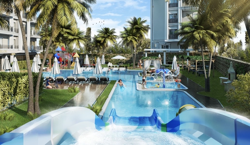 مجمع قيد الإنشاء -  تسهيلات بالدفعات في منطقة اوبا المركزية - ألانيا 