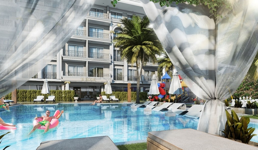 مجمع قيد الإنشاء -  تسهيلات بالدفعات في منطقة اوبا المركزية - ألانيا 