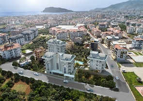 مجمع قيد الإنشاء -  تسهيلات بالدفعات في منطقة اوبا المركزية - ألانيا 