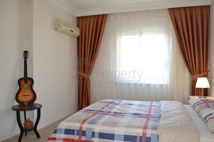 قريبة من البحر - شقة غرفتين وصالة - مفروشة -ضمن مجمع- مهموتلار / الانيا 