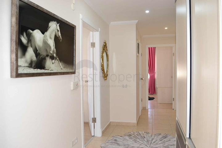 قريبة من البحر - شقة غرفتين وصالة - مفروشة -ضمن مجمع- مهموتلار / الانيا 