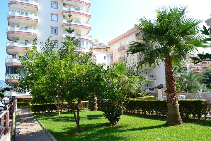 قريبة من البحر - شقة غرفتين وصالة - مفروشة -ضمن مجمع- مهموتلار / الانيا 