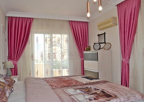 قريبة من البحر - شقة غرفتين وصالة - مفروشة -ضمن مجمع- مهموتلار / الانيا 